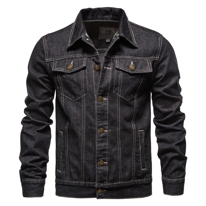 SAÚL - Cazadora vaquera clásica en tejido denim estructurado™