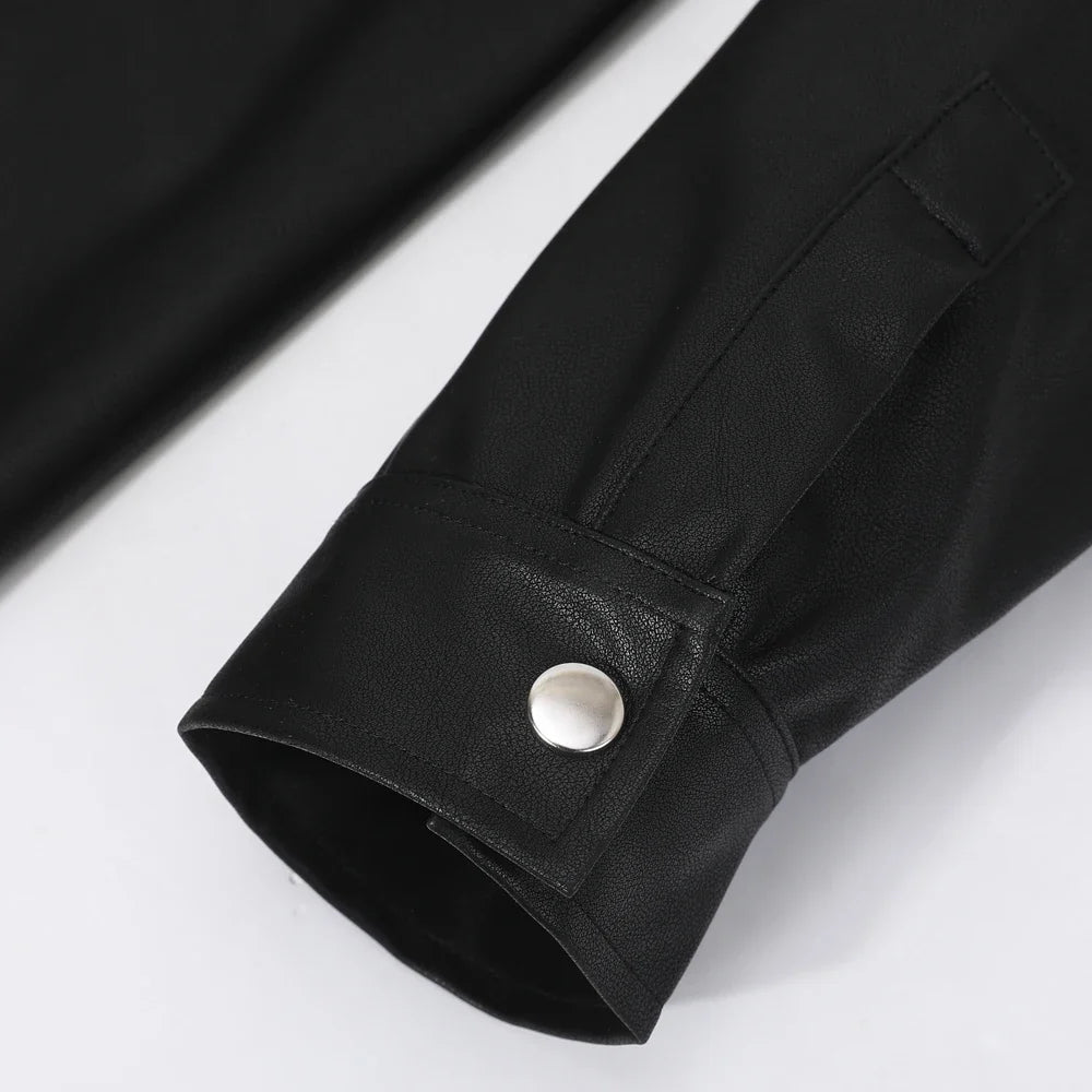 GONZALO - Chaqueta de efecto piel con bolsillos de solapa™