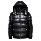 RUBÉN - Chaqueta plumas acolchada de acabado brillante con capucha™