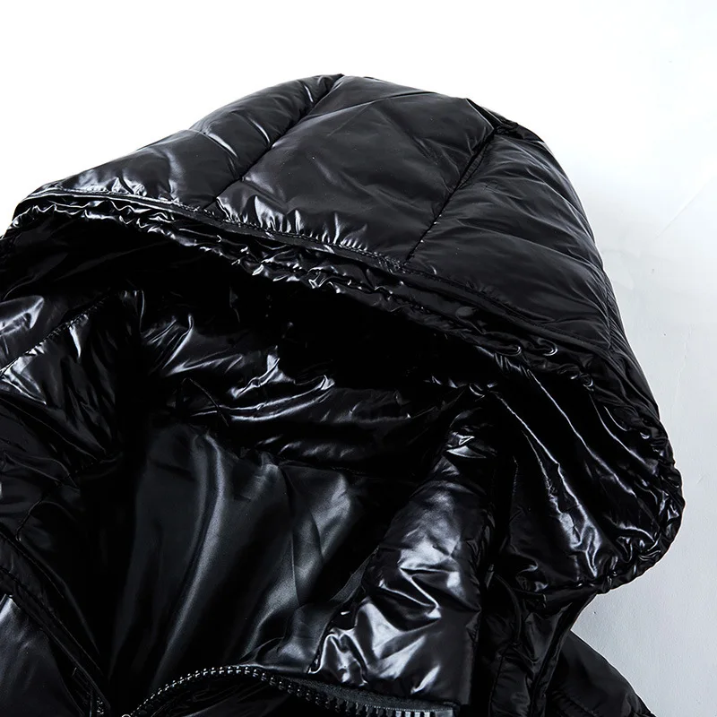 RUBÉN - Chaqueta plumas acolchada de acabado brillante con capucha™