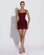 REBECA - Minivestido encorsetado con lentejuelas y brillo™