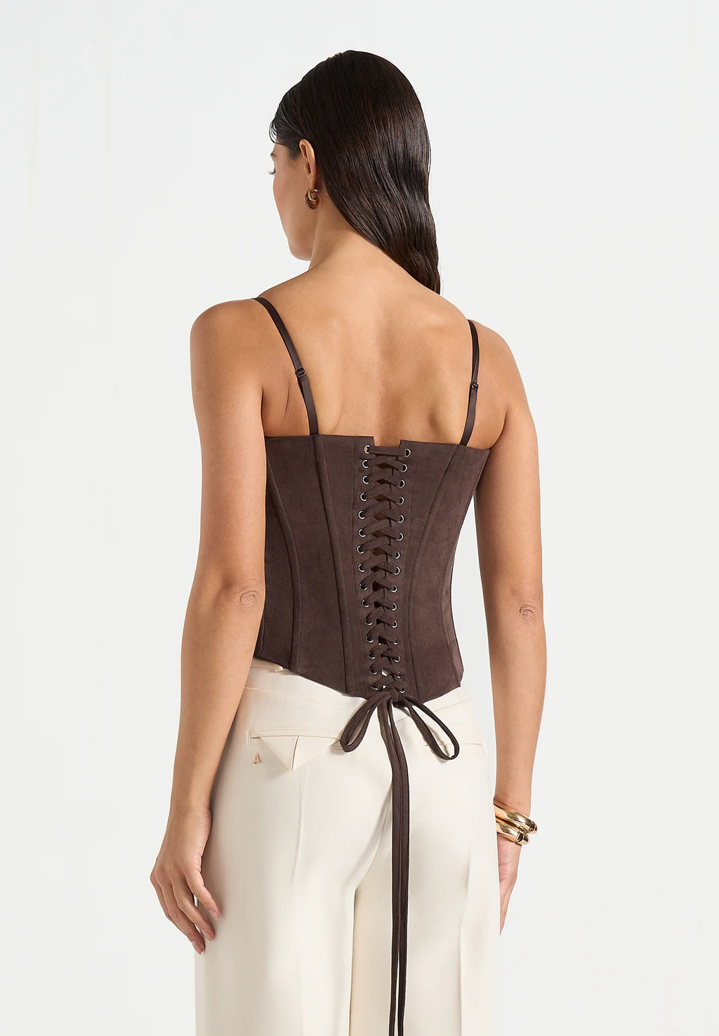 GEMA-Top Corset Silueta Ajustada y Estilo Sofisticado