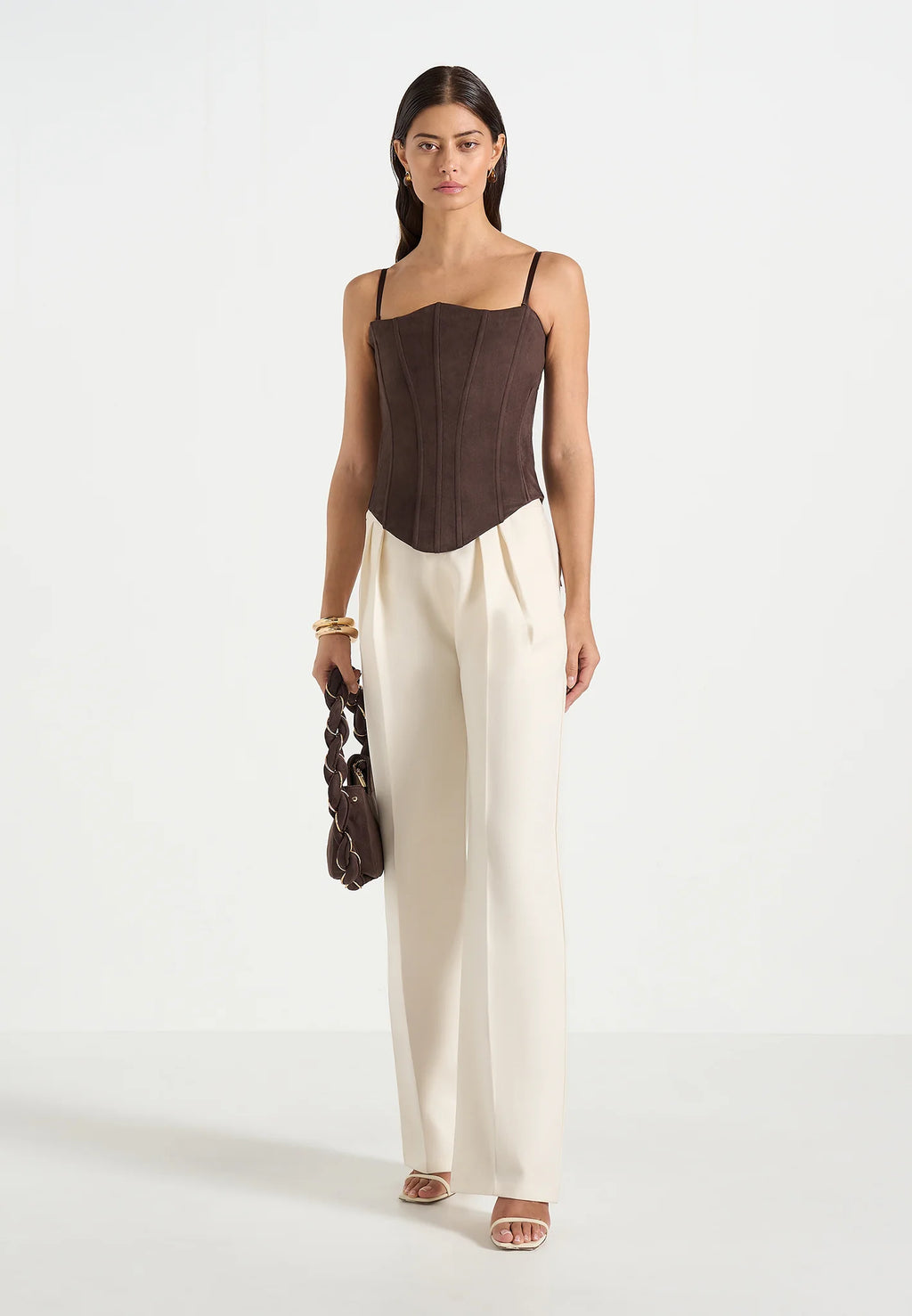 GEMA-Top Corset Silueta Ajustada y Estilo Sofisticado