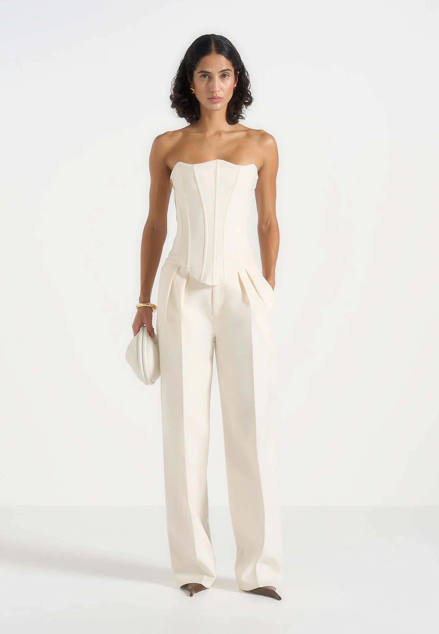 GEMA-Top Corset Silueta Ajustada y Estilo Sofisticado