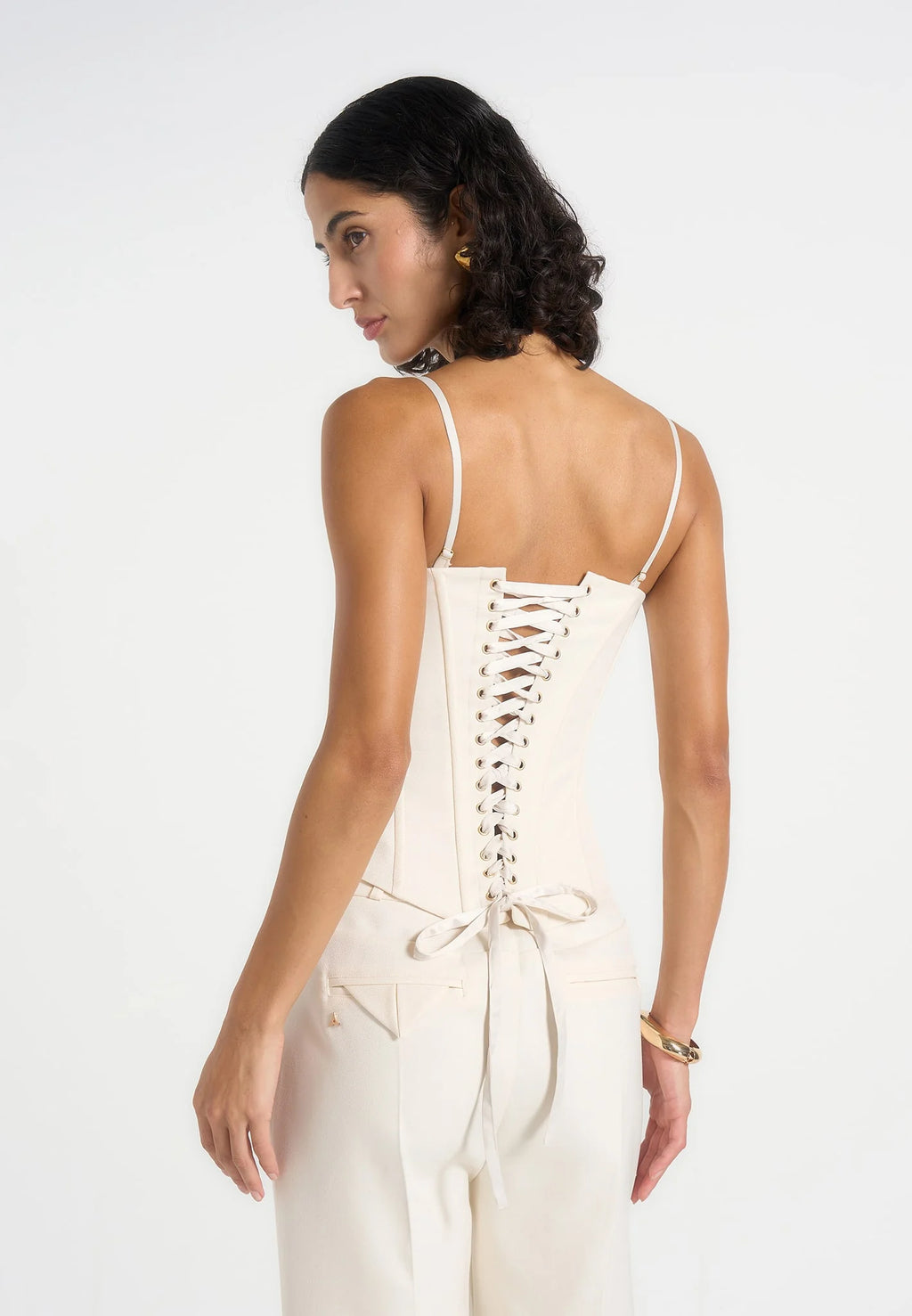 GEMA-Top Corset Silueta Ajustada y Estilo Sofisticado