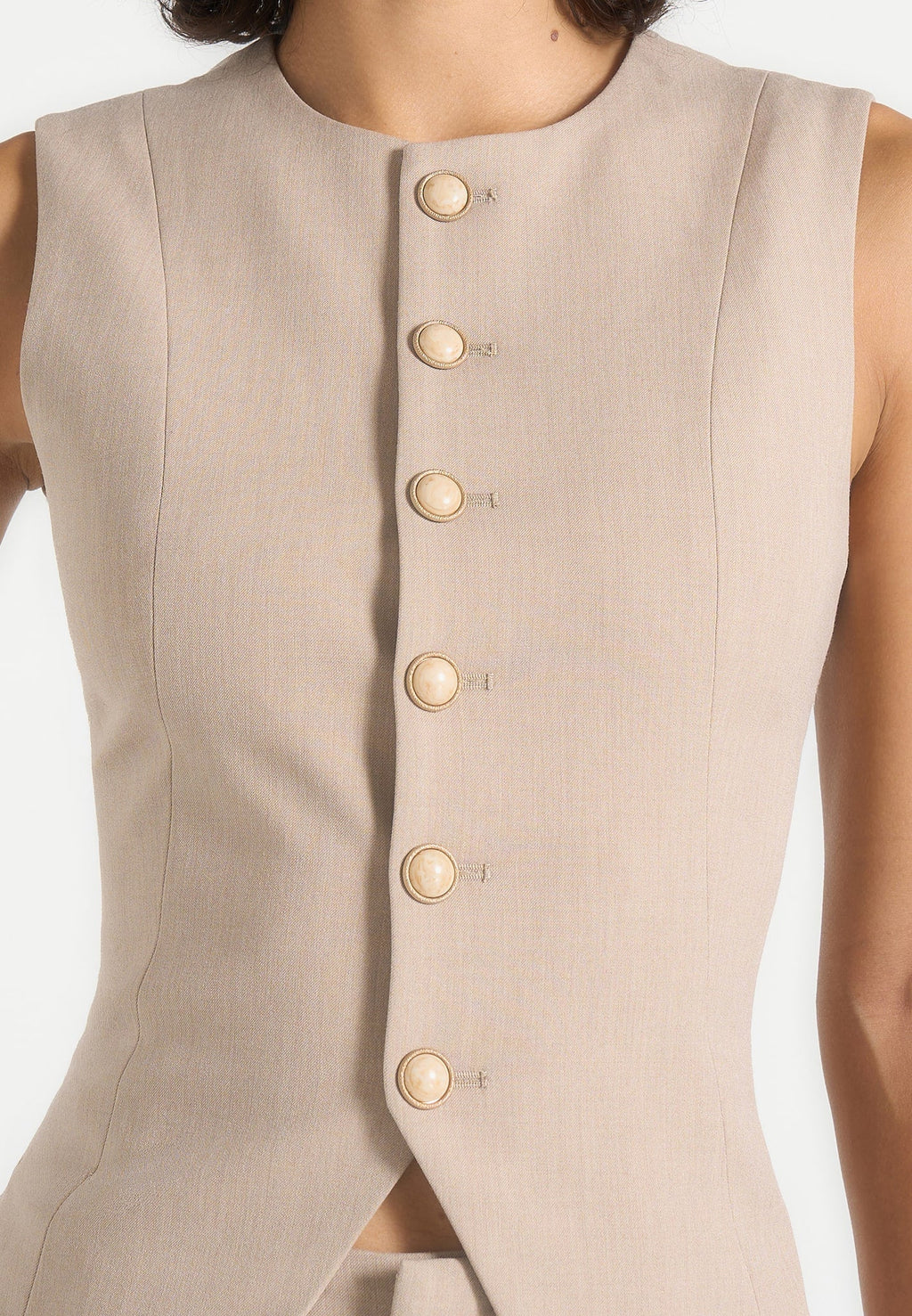 AURELIA-Chaleco elegante y minimalista