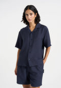 MARIA-Camisa con Fluidez y Textura