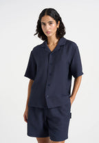 MARIA-Camisa con Fluidez y Textura