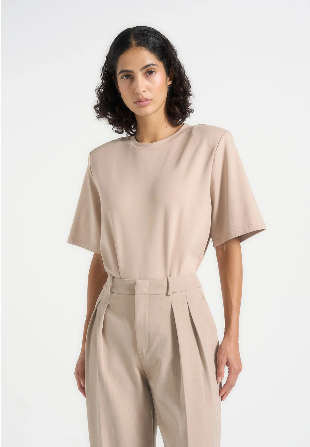 ALBA-Camiseta De Mangas  Anchas