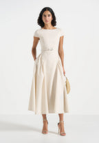 LEIRE-Vestido Minimalista y Elegante