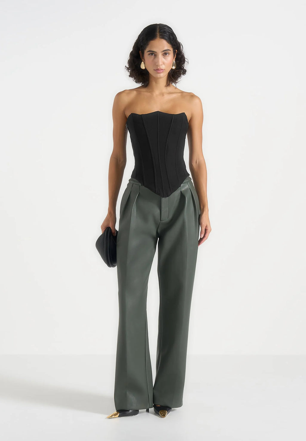 GEMA-Top Corset Silueta Ajustada y Estilo Sofisticado