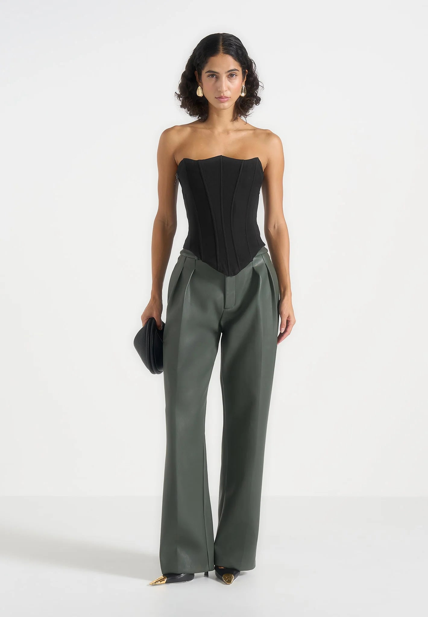 GEMA-Top Corset Silueta Ajustada y Estilo Sofisticado