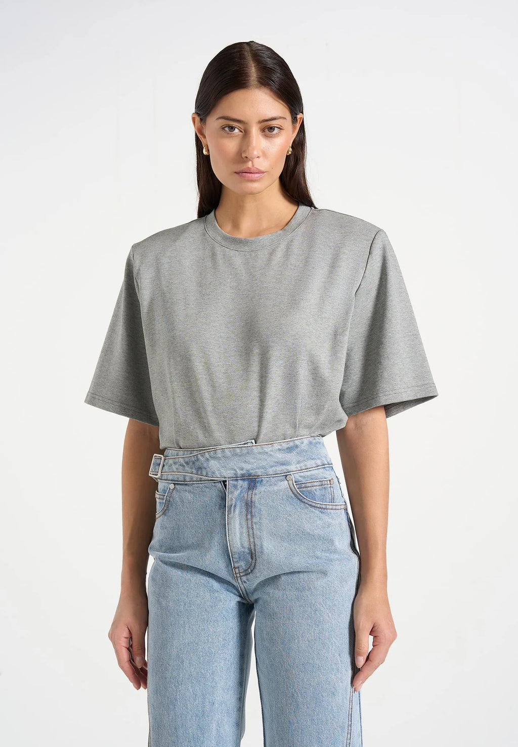 ALBA-Camiseta De Mangas  Anchas