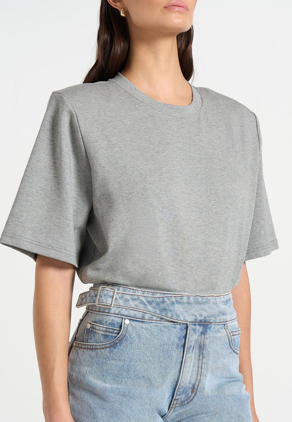 ALBA-Camiseta De Mangas  Anchas