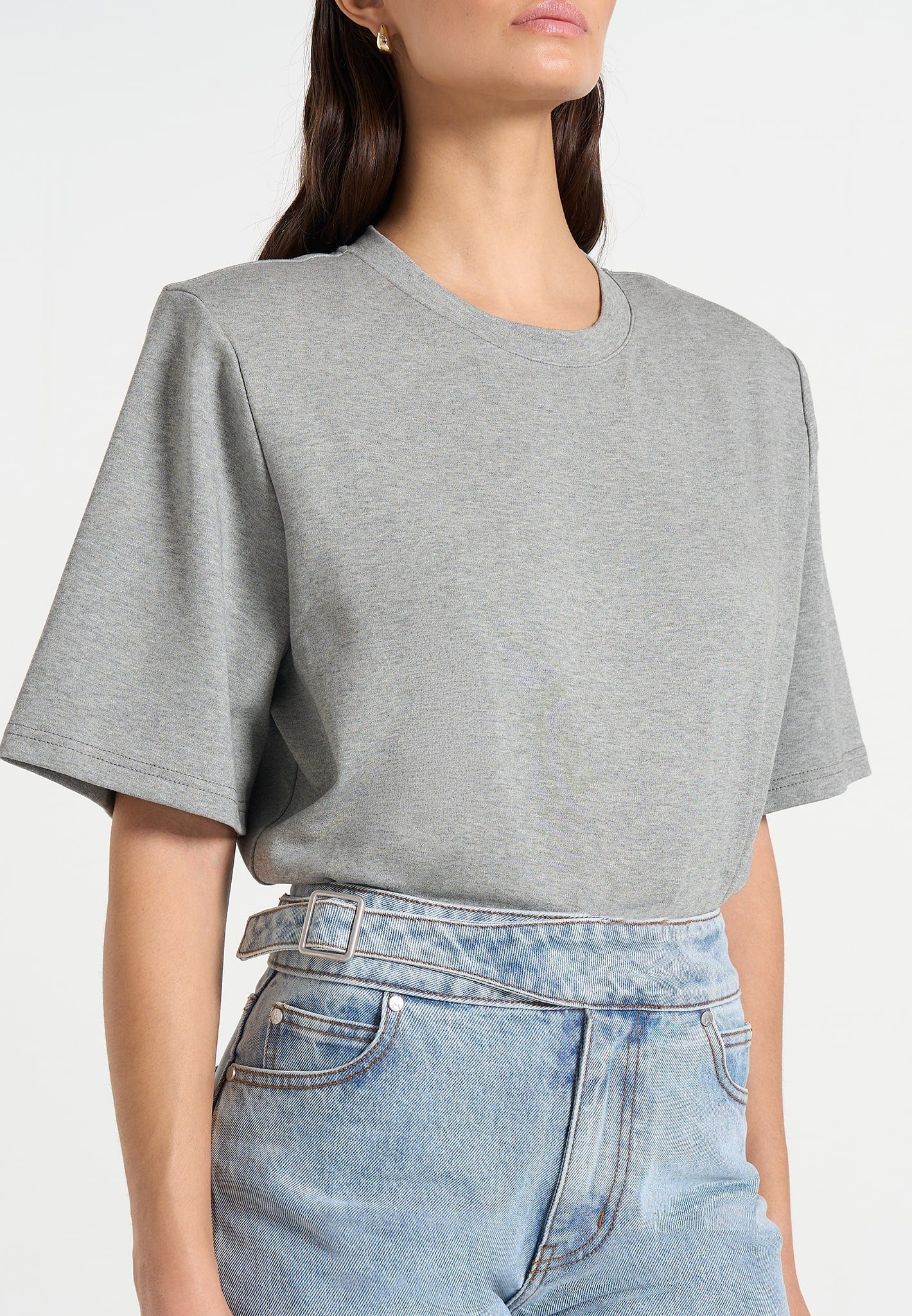 ALBA-Camiseta De Mangas  Anchas