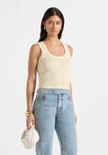MAIKA-Top Acanalado de Elegancia Natural