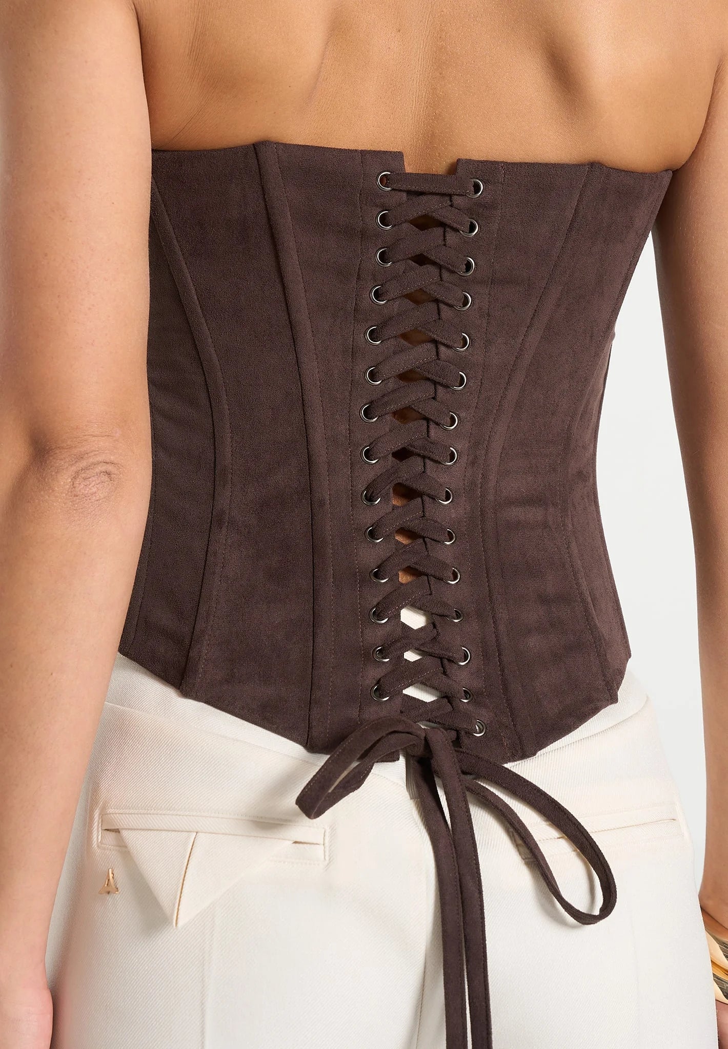 GEMA-Top Corset Silueta Ajustada y Estilo Sofisticado