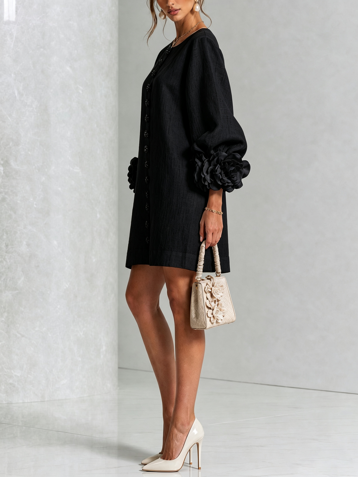 CARMEN - Vestido corto fluido™