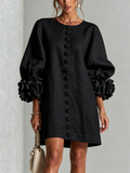 CARMEN - Vestido corto fluido™