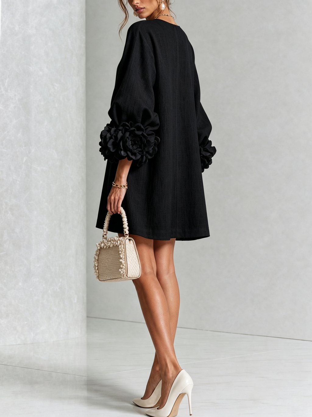 CARMEN - Vestido corto fluido™