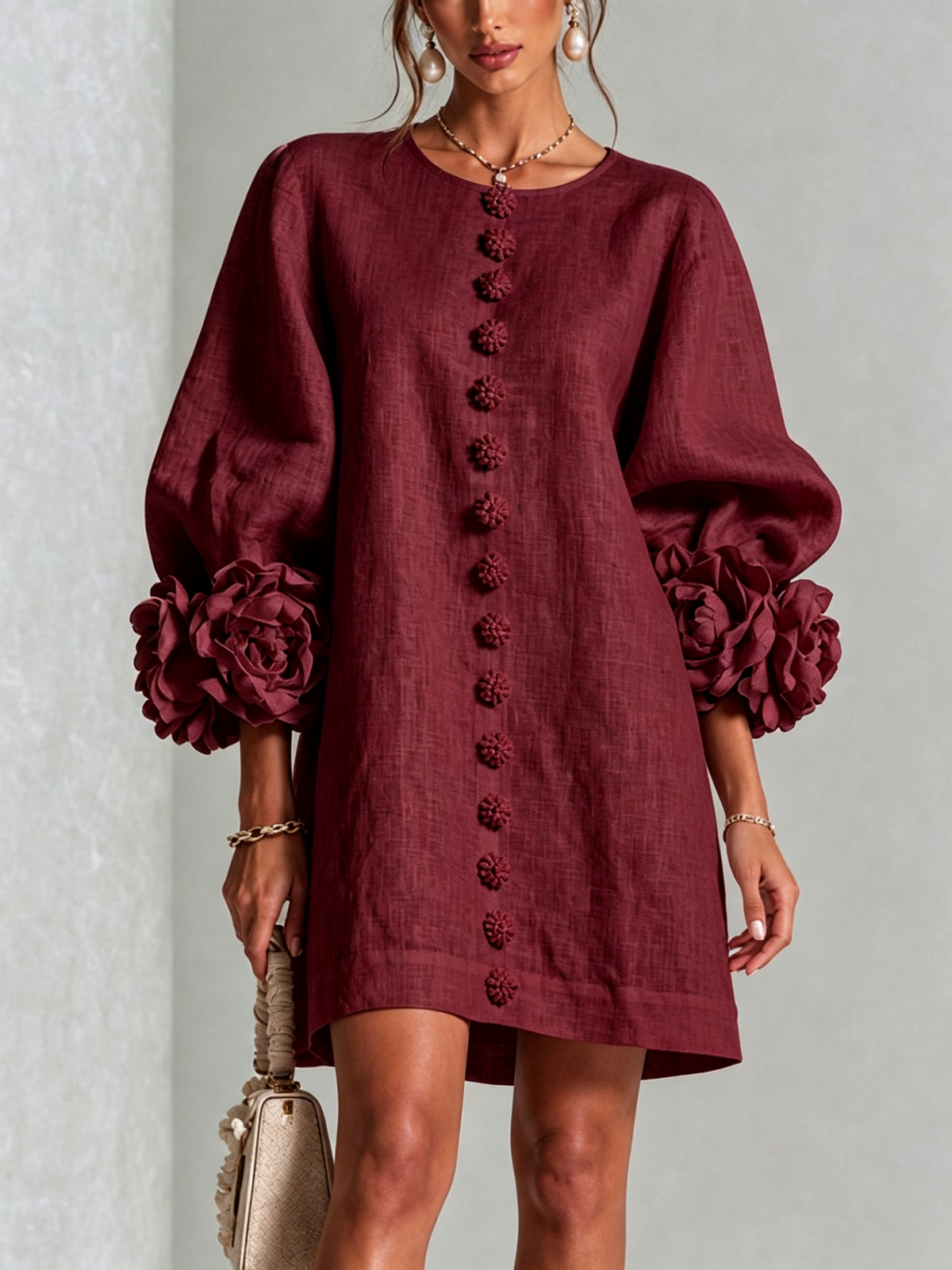 ISABEL - Vestido corto fluido™