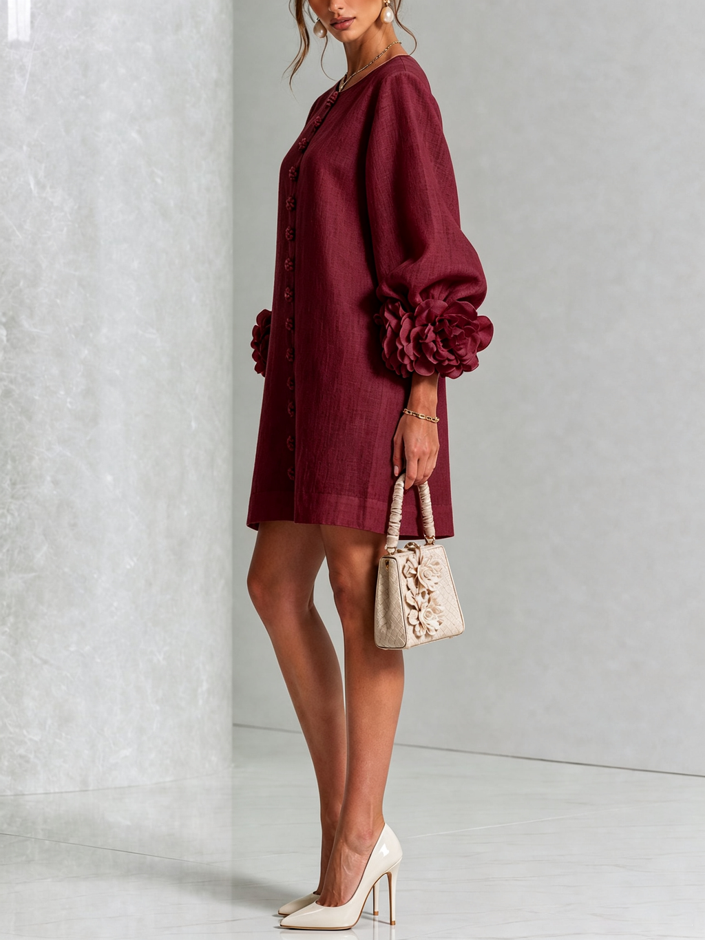 ISABEL - Vestido corto fluido™