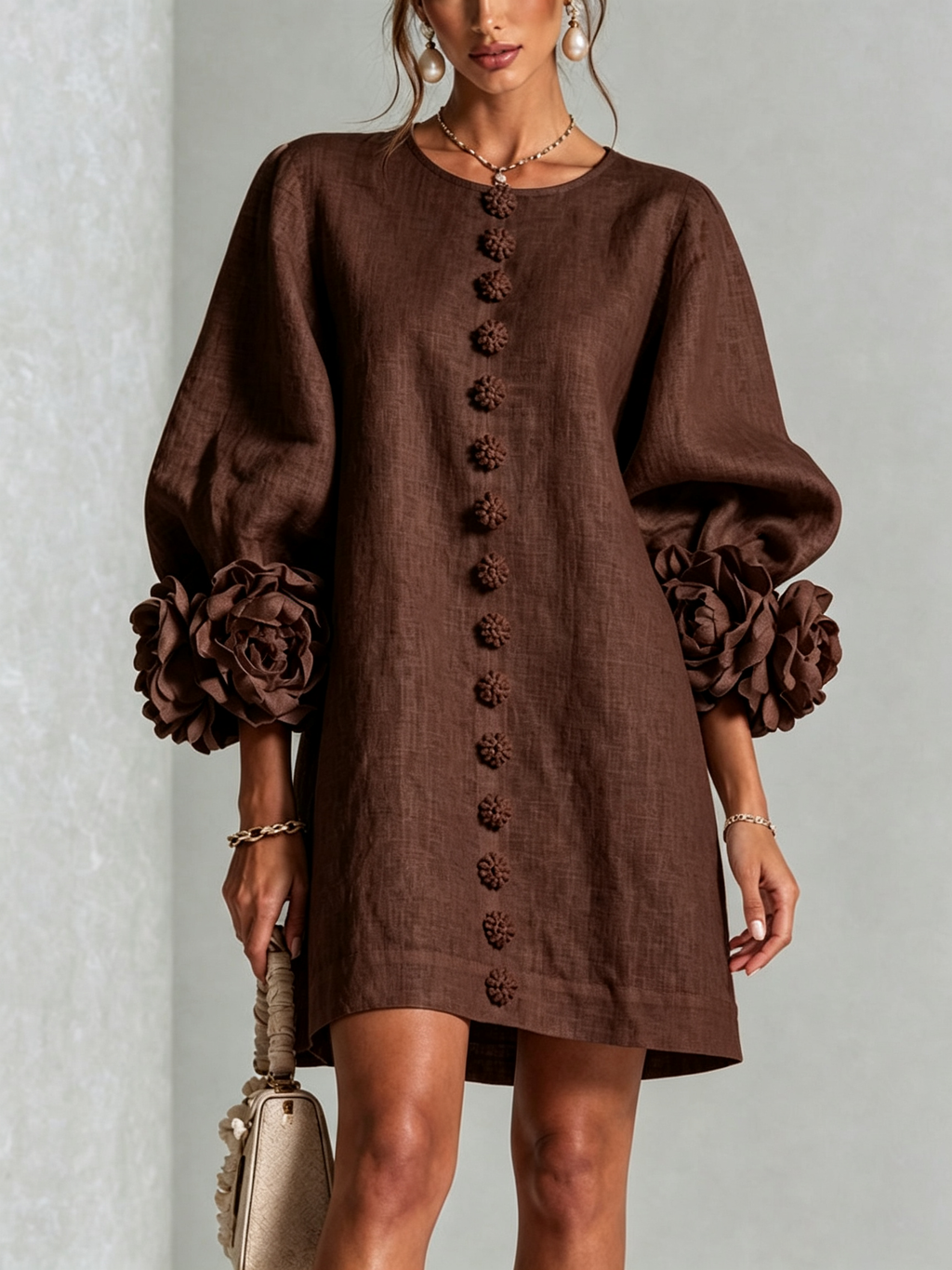 JIMENA - Vestido corto fluido™