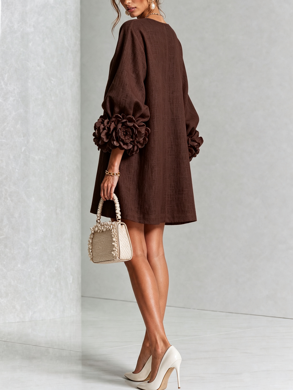 JIMENA - Vestido corto fluido™