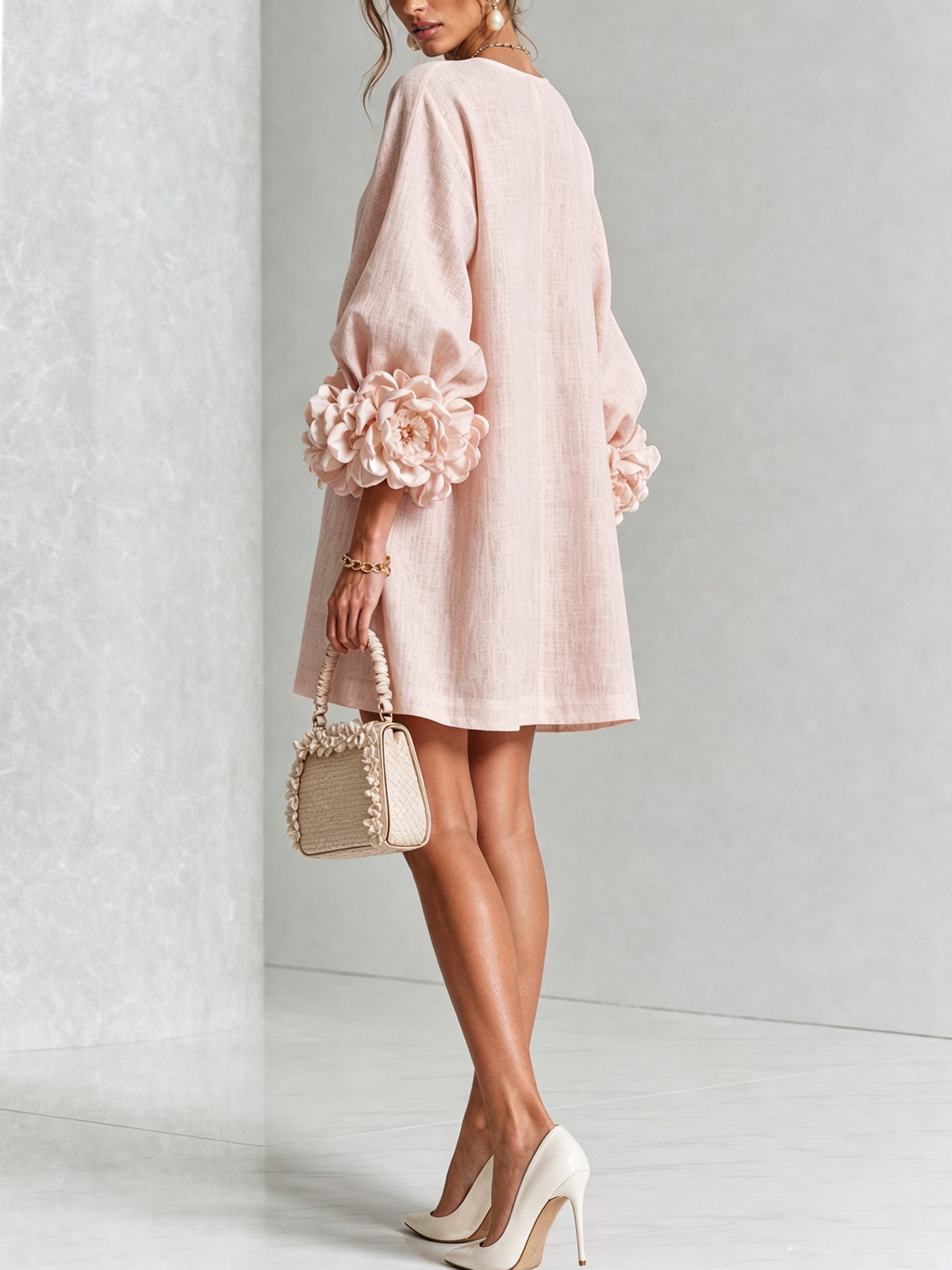 ELENA - Vestido corto fluido™