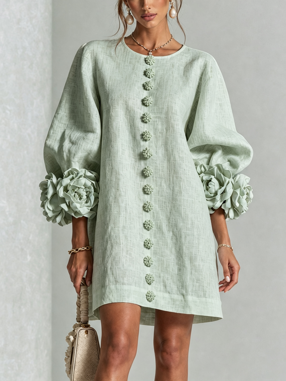 AITANA - Vestido corto fluido™