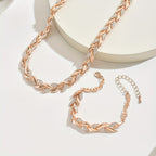 Wilhelmina - Handgemaakte visstaart ketting en armband