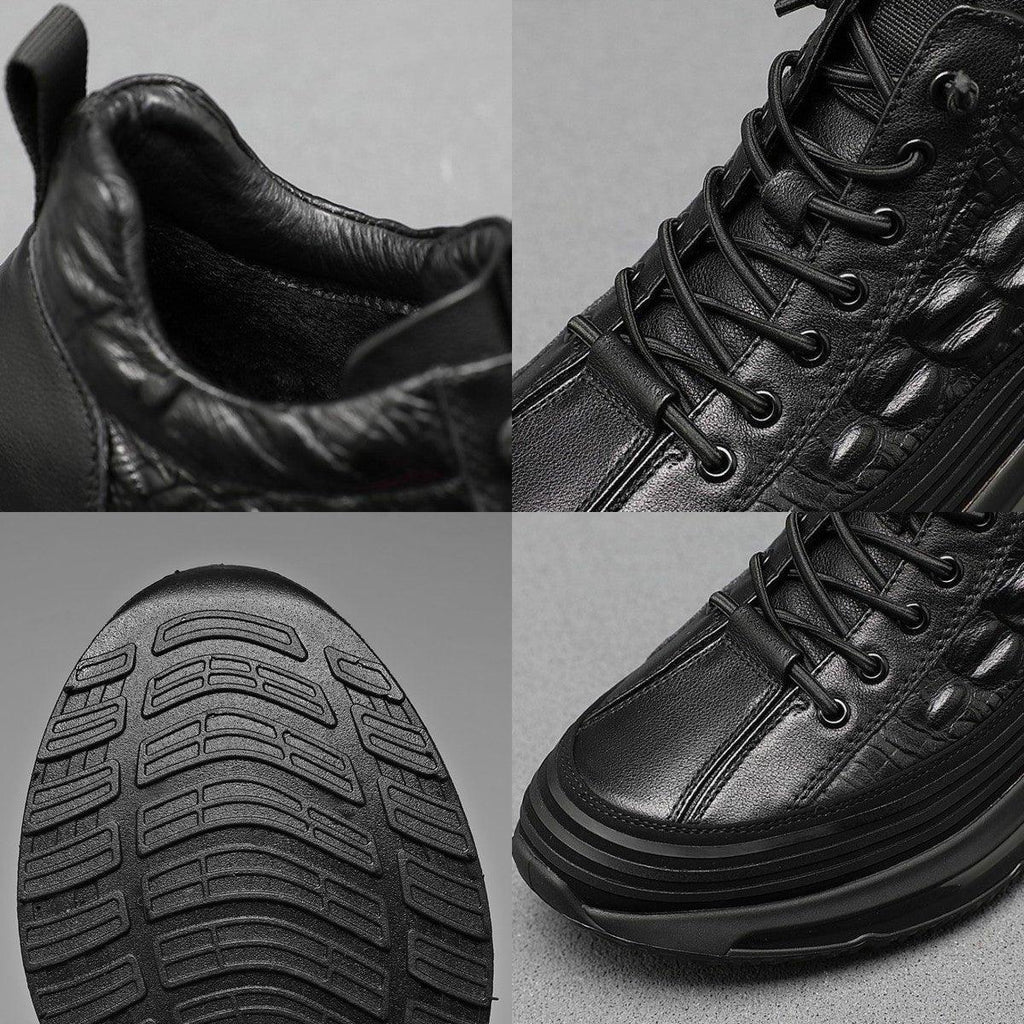BRUNO - Zapatillas urbanas de vestir con cámara de aire y textura en relieve™
