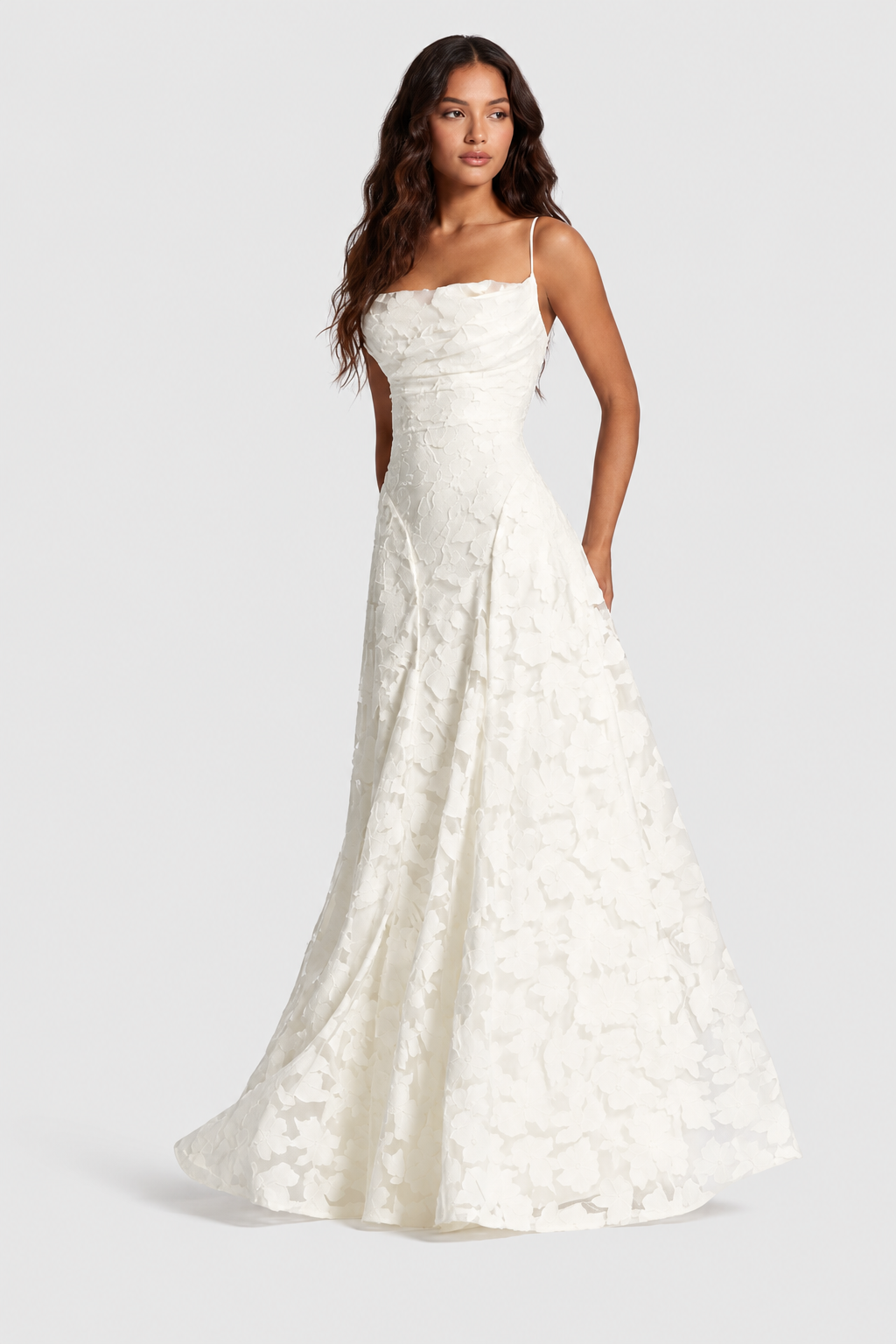 SOFÍA - Vestido largo de encaje floral™