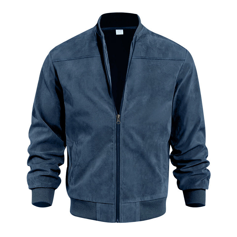 MAIKEL - Chaqueta bomber de efecto ante de estilo urbano™