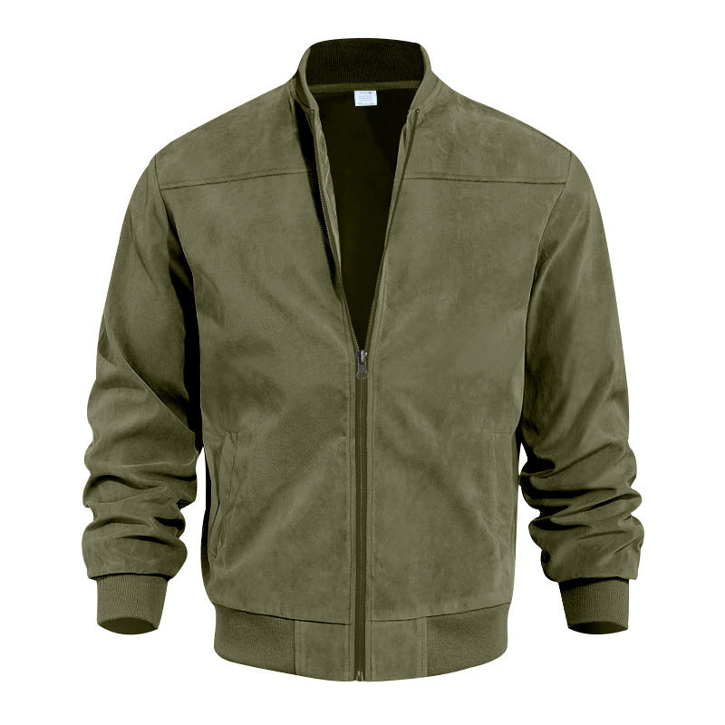 MAIKEL - Chaqueta bomber de efecto ante de estilo urbano™