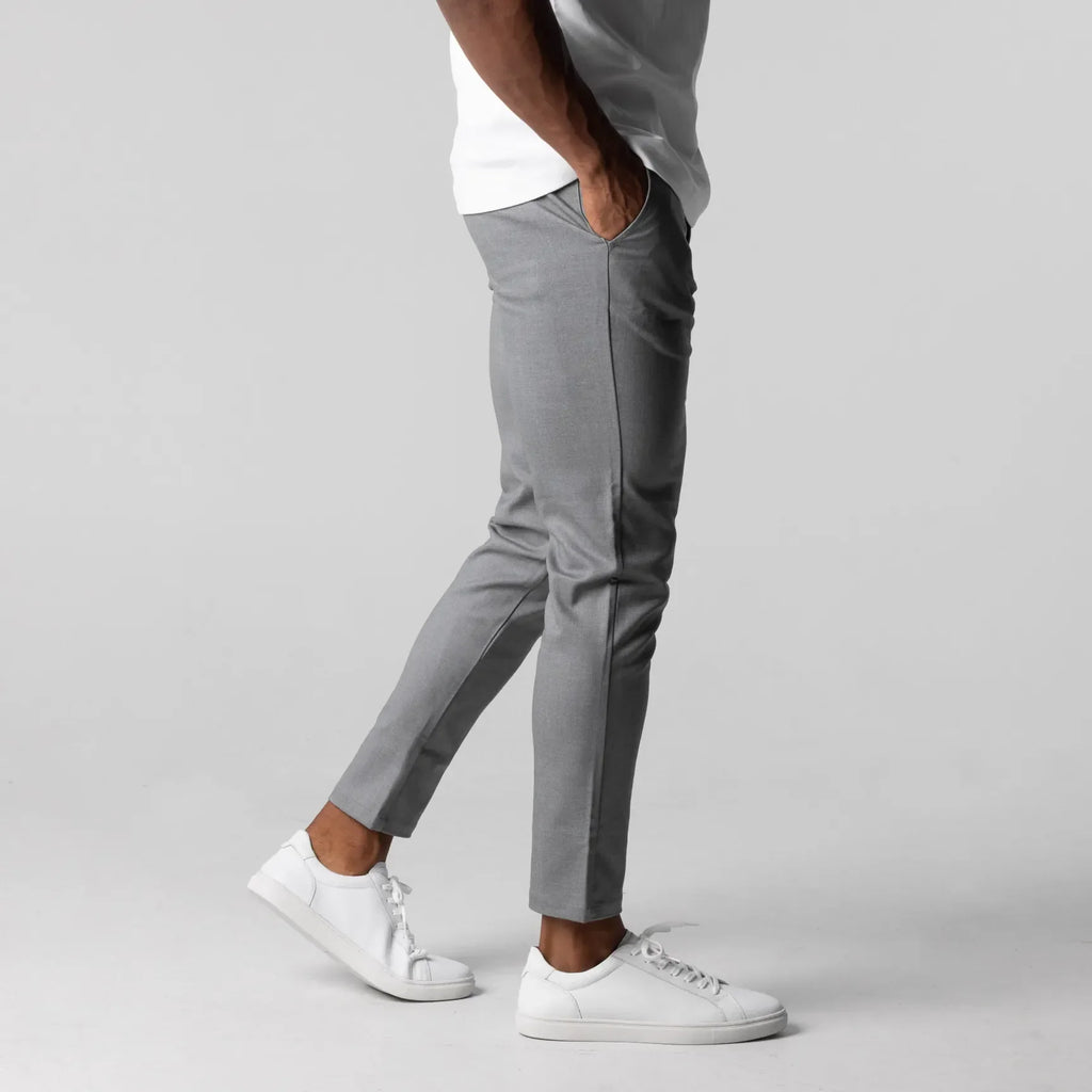 BRUNO - Pantalones chinos elásticos de corte entallado y estilo sartorial™