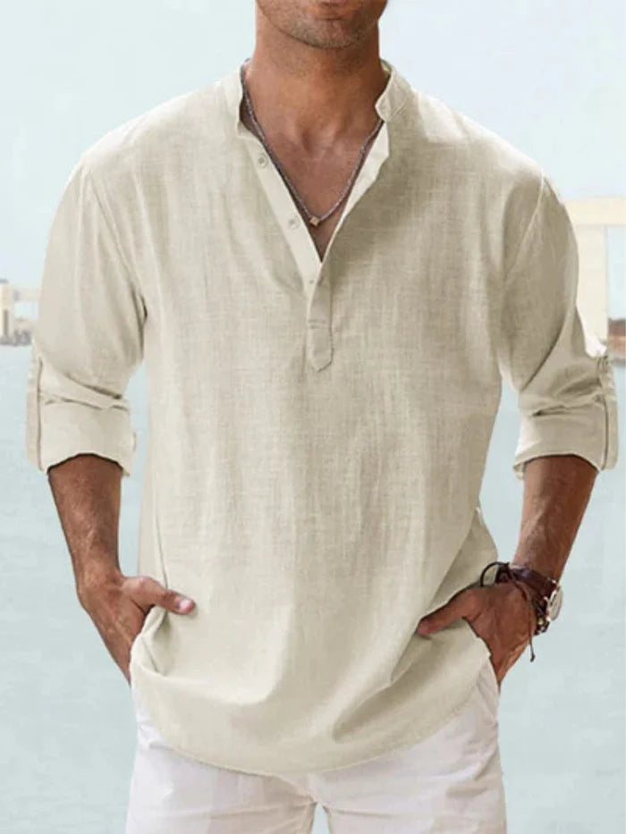 ANTONIO-Camisa de Lino Veraniega