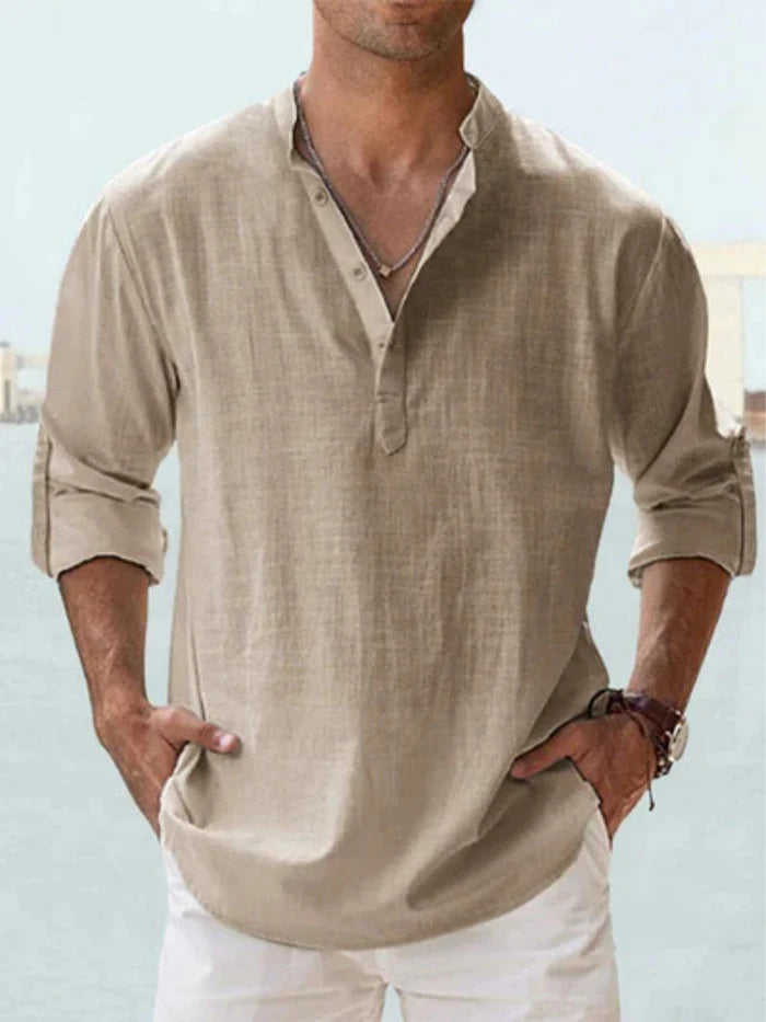 ANTONIO-Camisa de Lino Veraniega