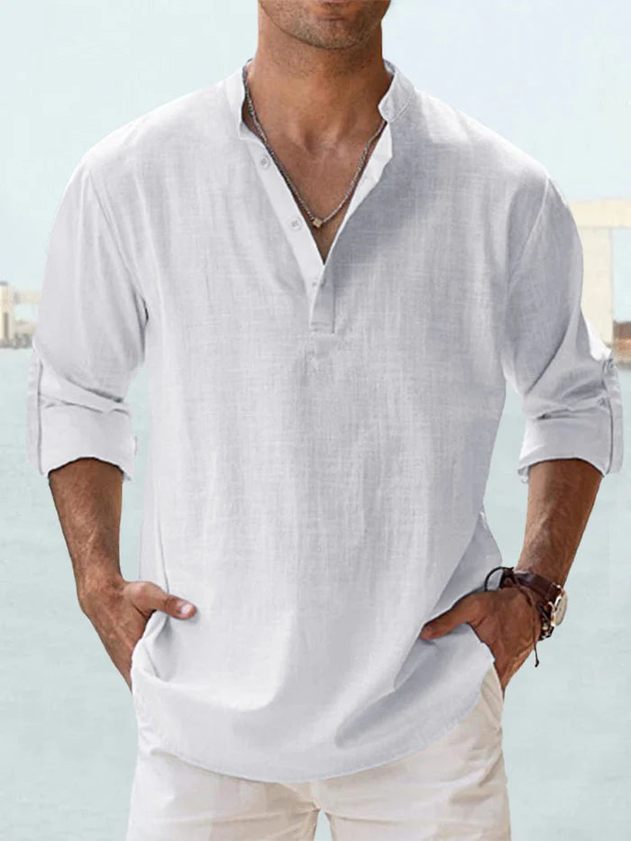 ANTONIO-Camisa de Lino Veraniega