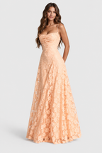 SOFÍA - Vestido largo de encaje floral™