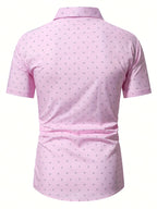 MARCOS - Camisa de manga corta con estampado micro-pattern™