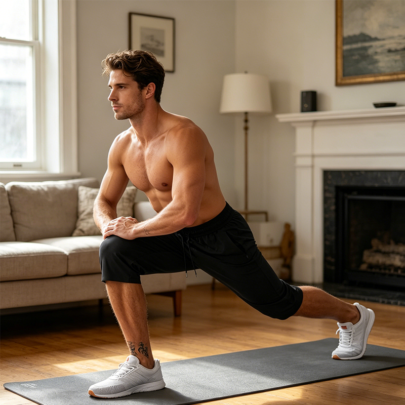 🩳 50% RABATT! 🏃‍♂️ Sport-Caprihose für Herren – Schnelltrocknend, elastisch & sichere Reißverschlusstaschen ✨