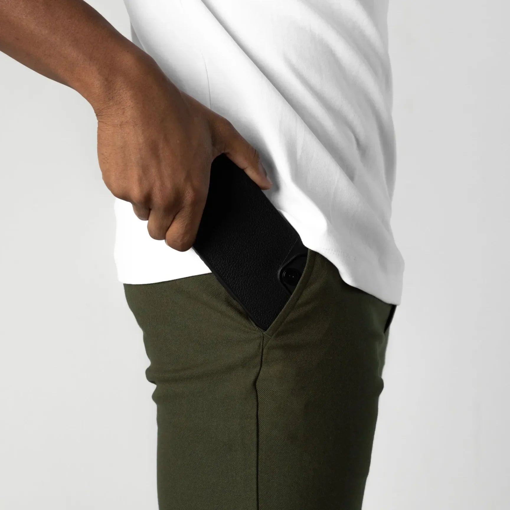 BRUNO - Pantalones chinos elásticos de corte entallado y estilo sartorial™