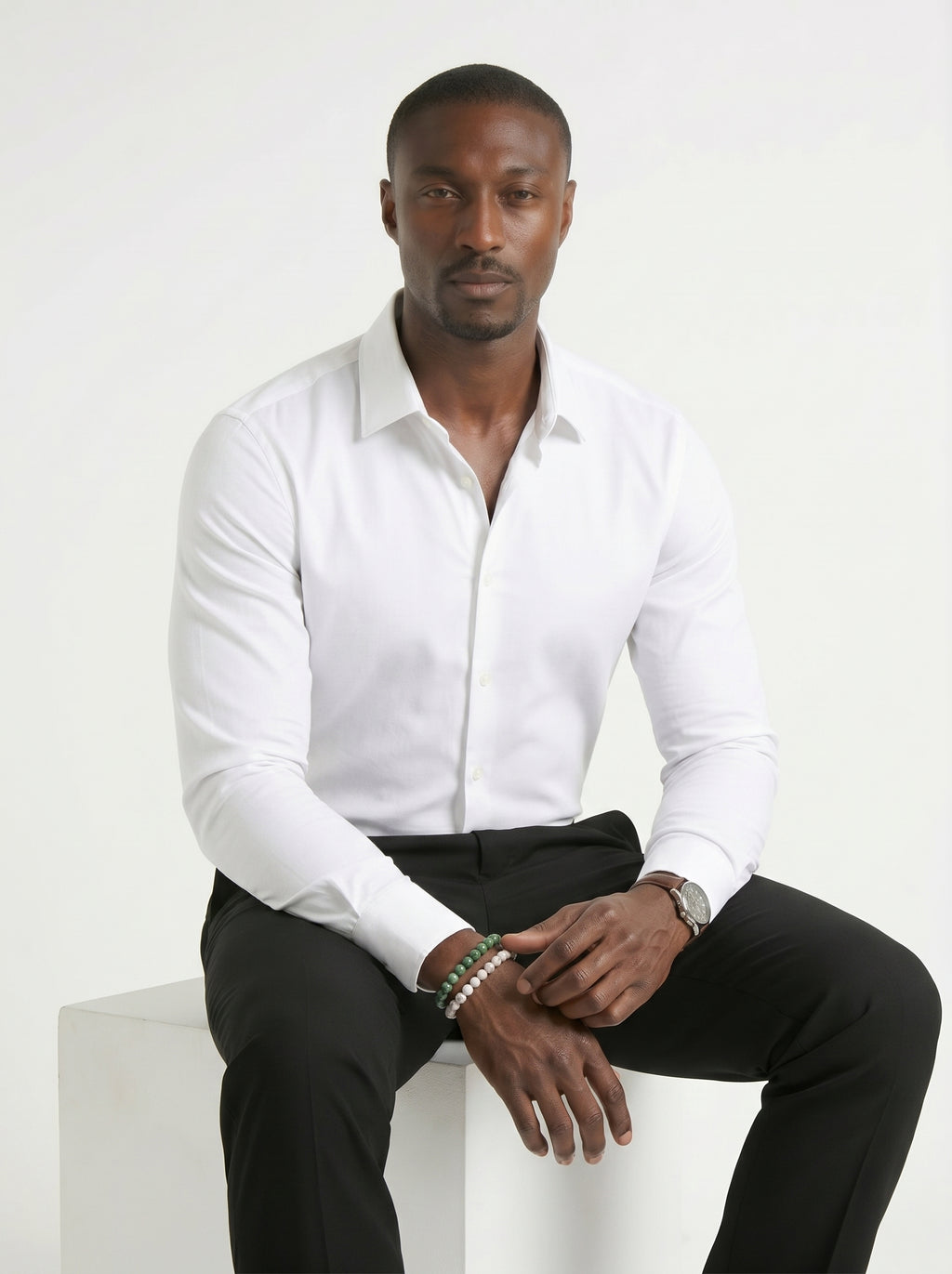 OLIVER - Camisa Elástica Antiarrugas
