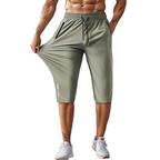 🩳 50% RABATT! 🏃‍♂️ Sport-Caprihose für Herren – Schnelltrocknend, elastisch & sichere Reißverschlusstaschen ✨