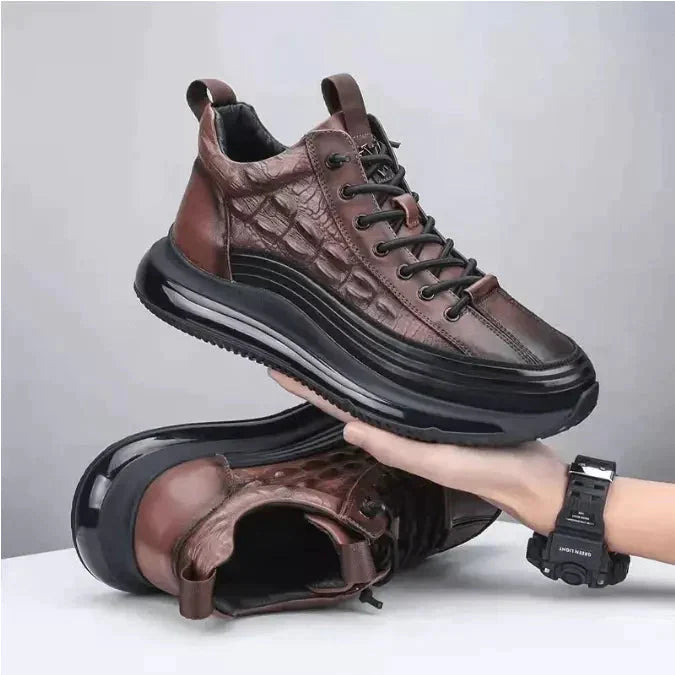 BRUNO - Zapatillas urbanas de vestir con cámara de aire y textura en relieve™