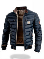 CÉSAR - Chaqueta acolchada con cuello a contraste estilo aviador™