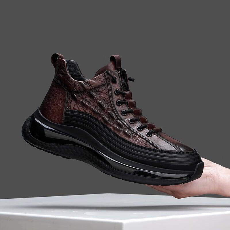 BRUNO - Zapatillas urbanas de vestir con cámara de aire y textura en relieve™