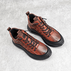 BRUNO - Zapatillas urbanas de vestir con cámara de aire y textura en relieve™