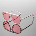 MATEO - Gafas de sol de aviador con doble puente y lentes en degradado™